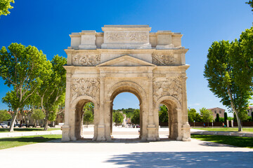 Triumphal Arch of Orange int the south of France