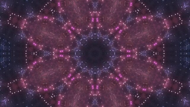 Professional yoga specialists and astrology with multicolored kaleidoscope background – MOV, 4K