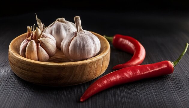 garlic and chili pepper