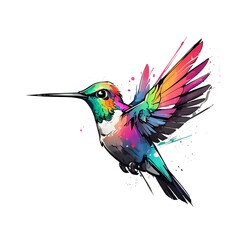 Hummingbird in Flight