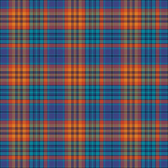 Modern Autumn Plaid Check Seamless Pattern - Cute plaid check repeating pattern design
