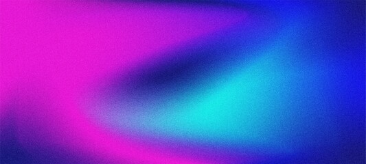 Abstract background blue and purple based with grainy noise effect