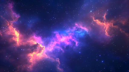 A Cosmic Landscape of Stars and Nebulae