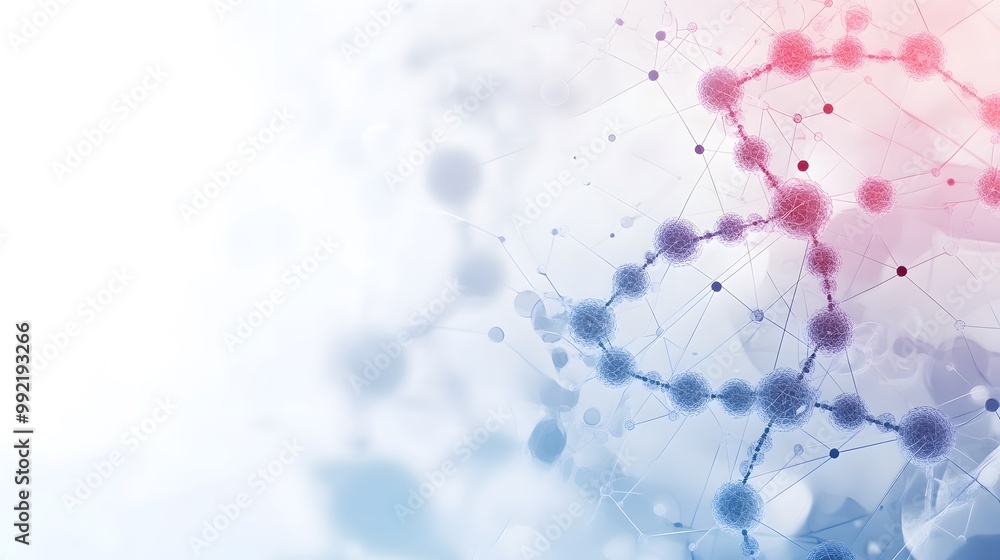 Poster abstract representation of interconnected cells in a network