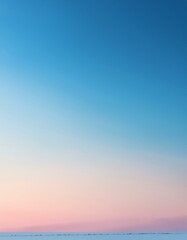 Obraz premium Serene Sky Gradient at Dusk - Calm Nature Background