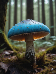 Fototapeta premium fly agaric mushroom in forest