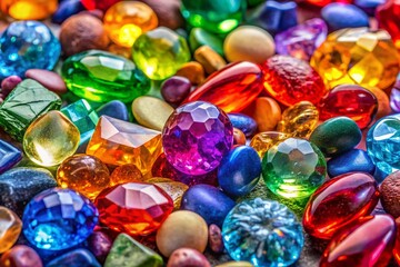 A Colorful Collection of All Birthstones Displayed in a Beautiful Arrangement for Every Month