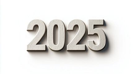 new year 2025 in stone