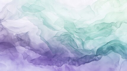 Fototapeta premium Abstract pastel gradient featuring gentle shades of lavender and mint, blending seamlessly for a calm and serene visual