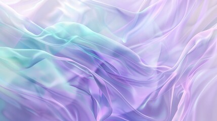 Fototapeta premium Abstract pastel gradient featuring gentle shades of lavender and mint, blending seamlessly for a calm and serene visual