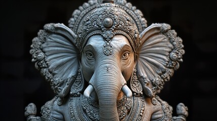 Ganesha: The Remover of Obstacles - Hindu Deity Sculpture
