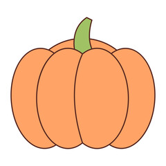 illustration of a pumpkin