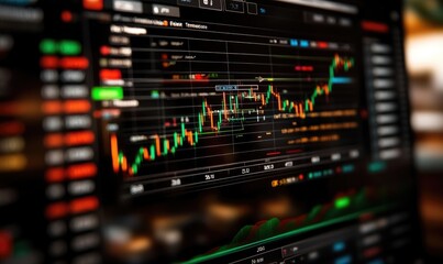 Obraz premium Real-Time Currency Exchange Rates: A Snapshot of the Financial Market