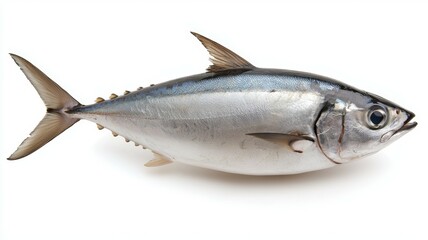 Fototapeta premium A large fish with a silver body and a black eye