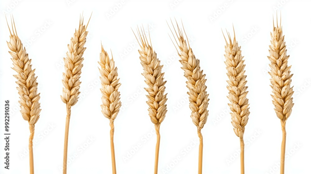 Poster the stalks are all the same length and are all facing different directions