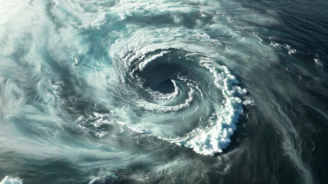 tornado in the middle of the ocean