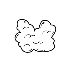 hand drawn clouds