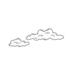 hand drawn clouds