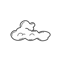 hand drawn clouds