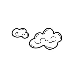 hand drawn clouds