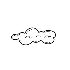 hand drawn clouds