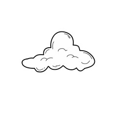 hand drawn clouds