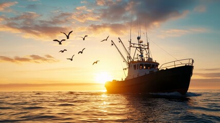 The sky is filled with birds flying in the distance