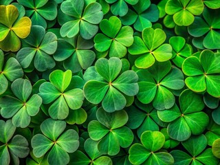 Beautifully Detailed Patterned Shamrock for St. Patrick's Day or Nature-themed Designs and Crafts