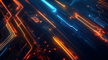 great light futuristic computer technology business background.