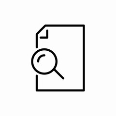 search file icon sign vector