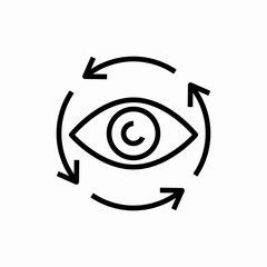 visible backup icon sign vector