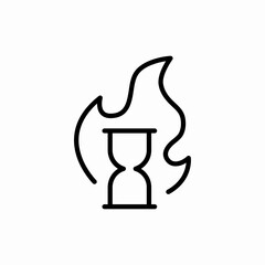 crunch time finance hourglass  icon sign vector