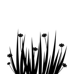 grass silhouette 