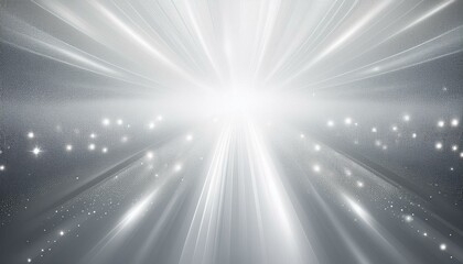 A radiant white burst of light with cascading beams and shimmering particles, evoking a divine or celestial atmosphere. Ideal for abstract backgrounds, spiritual themes, and cosmic designs.