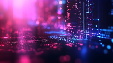 abstract futuristic fade computer technology business background.