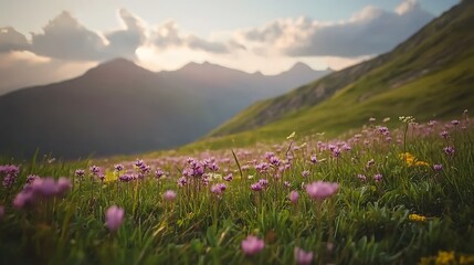 Fototapeta premium A sleek, modified sports car in a rain-soaked environment.