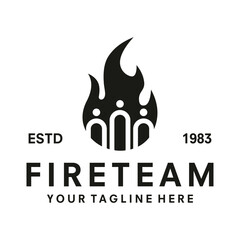 team logo vector template illustration design