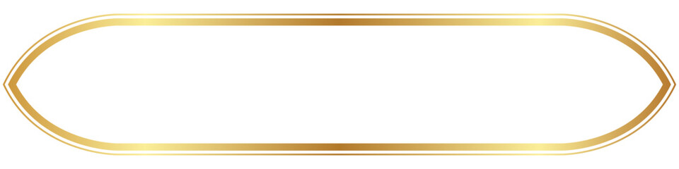 simple golden frame Empty frame for elegant text