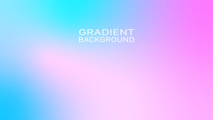 Colorful Gradient Background. Light Blue and Pink Color Blended. Pastel Color Style, Grainy Noise Texture. Design for Social Media, Trendy, Vintage, Brochure, Banner