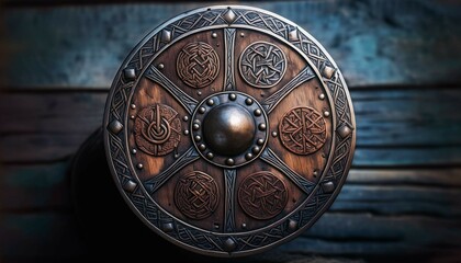 Naklejka premium old door knocker