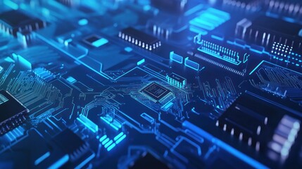 Abstract Circuit Board