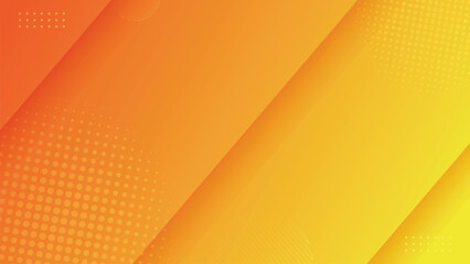 Abstract orange background with blank space of paper layer. Abstract orange background with lines and halftone effect