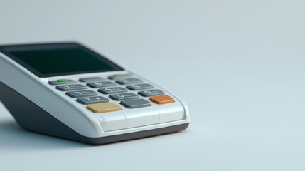 Obraz premium Modern Payment Terminal for Secure Financial Transactions in Retail and Business Environments