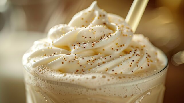 Whipped Cream Topped Coffee