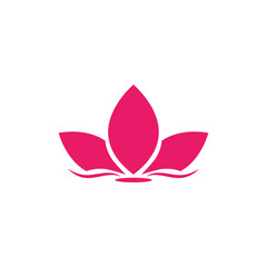 Lotus Logo design icon illustration