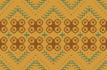 Fabric Texture Arabic Mehndi Designfolk Embroidery, Aztec Geometric Ornament Print. Design for Carpet, Wallpaper, Clothing, Wrapping, Fabric