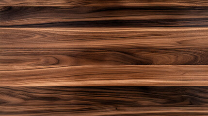 Fototapeta premium Rich Brown Wood Grain Texture With Horizontal Stripes And Darker Brown Knots