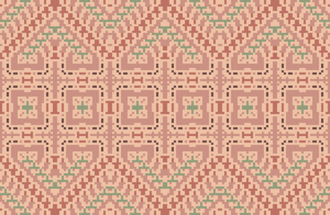 Sari Pattern Ethnic Design Pattern Drawingfolk Embroidery, Aztec Geometric Ornament Print. Design for Carpet, Wallpaper, Clothing, Wrapping, Fabric