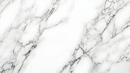 White Marble Texture with Black Veins, Abstract Background, Minimalist Design, Clean and Modern, Elegant and Luxurious, Suitable for Interior Decoration, Graphic Design, and Website Backgrounds.