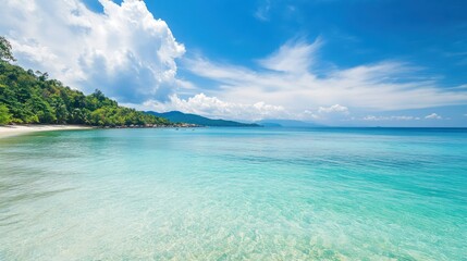 Fototapeta premium Tranquil Tropical Beach Scene